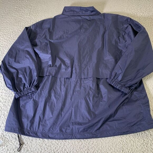 Sun Mountain Golf Jacket Mens Large [Fits Medium] Full Zip Windbreaker Navy Blue - Picture 7 of 8